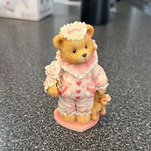 Cherished Teddies Pink and Cream Figurine